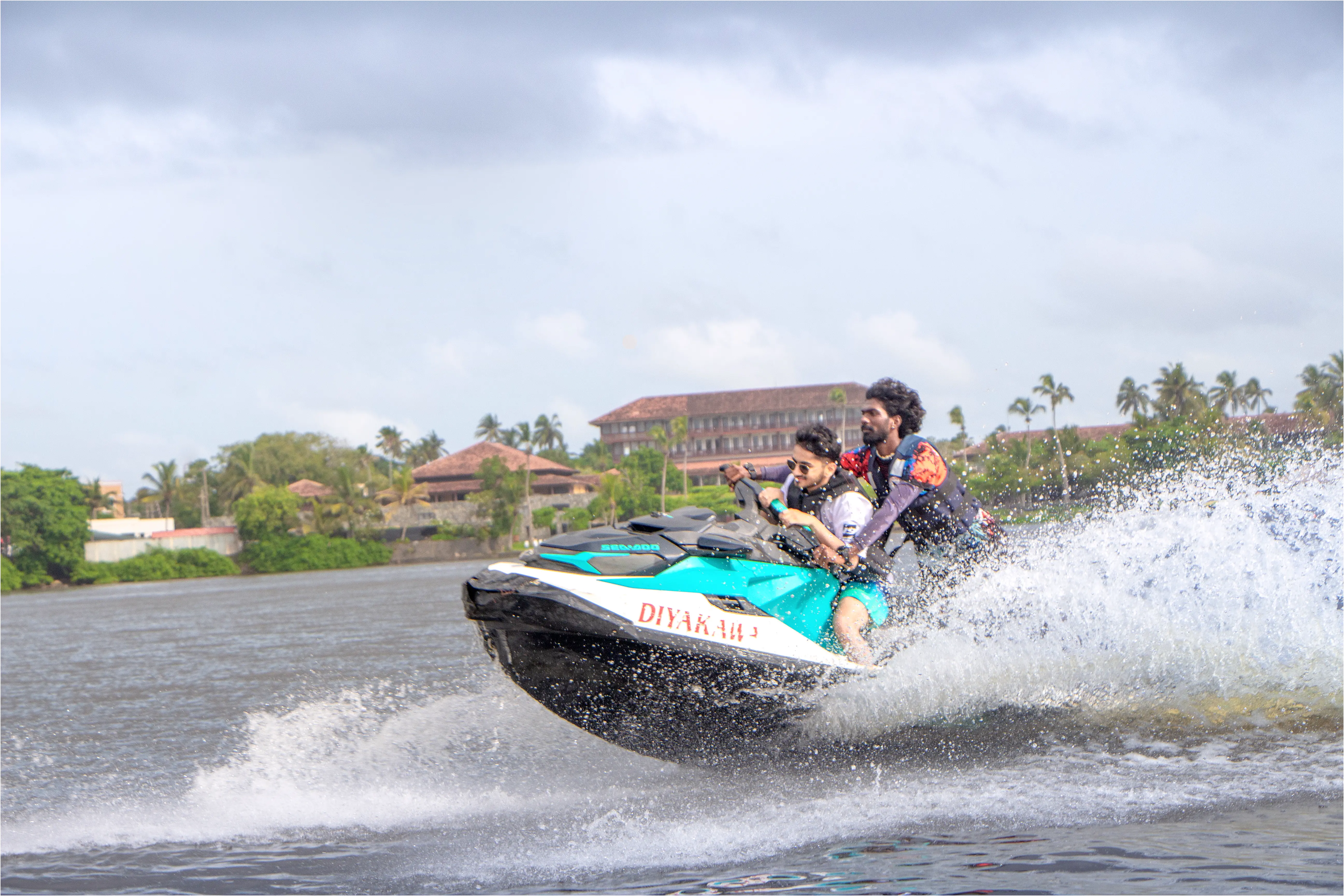 Water sports hero shot